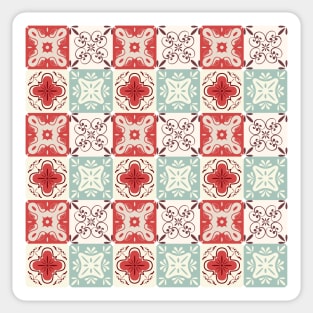 Azulejo #15- vector Portuguese Moorish pattern Sticker